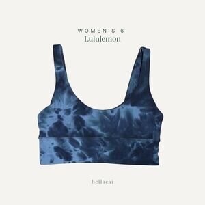 Lululemon | Align Reversible Bra Silver Blue Tidewater Teal Graphite Size 6